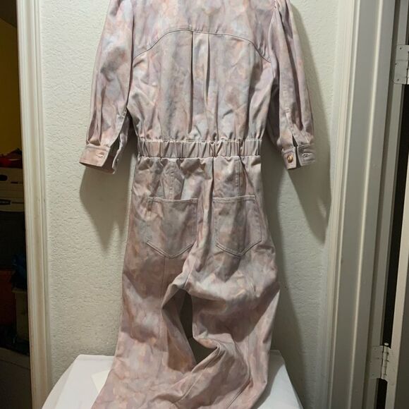 New magalie pascal ceina jumpsuit watercolor pink size Small - Picture 10 of 14